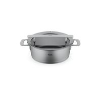Fissler Phi Collection Braten- topf mit Glasdeckel 24 cm, 3,9L
