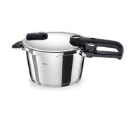Fissler Vitaquick® Elemental - Olla a presión (4,5 l (diámetro de 22 cm), color verde salvia - Fabricado en Alemania, 2 niveles de cocción, bajo consumo, base supertérmica, inducción