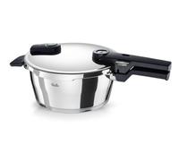Fissler Vitaquick® Elemental - Olla a presión de 3,5 L (diámetro de 22 cm), color verde salvia - Fabricada en Alemania, compacta, 2 niveles de cocción, base supertérmica, inducción