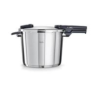 Fissler Vitaquick Olla a presión de 10 l y 26 cm de diámetro, acero inoxidable, 2 niveles de cocción, fabricada en Alemania, inducción