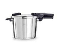 Fissler Vitaquick Olla a presión de 6 l y 22 cm de diámetro, acero inoxidable, 2 niveles de cocción, fabricada en Alemania, inducción