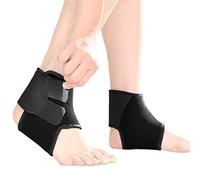 Fisstina - 1 par de tobilleras ajustables, elásticas, para niños, con talón abierto, ligeras, transpirables, antideslizantes, para correr, baloncesto, fútbol, voleibol, danza, yoga