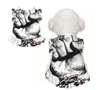 Fist Chain Brotherhood L - Ropa para mascotas para perros pequeños, bonito traje de verano para cachorros, ropa suave y transpirable para mascotas para gatos