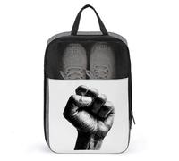 Fist Held Up - Bolsa de zapatos alta para viajes, uso diario, bolsa de almacenamiento antipolvo para zapatos de golf