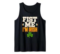 Fist Me I'm Irish St. Patrick's Day Humor for Party Lovers Camiseta sin Mangas