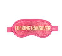 FISURA - Antifaz gel frio “F*cking Hangover”. Antifaz frío para ojos rosa. Máscara de gel para ojos hinchados y antiojeras. Máscara de ojos refrescante con mensaje. 18,5 cm x 9 cm