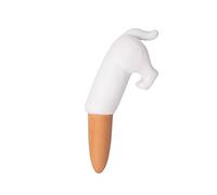 FISURA - Autorriego para macetas Original. Riego automático con Forma de gnomo. Riego para Plantas de Interior con Capacidad de 100 mililitros. Material: Terracota. (Perro blanco)