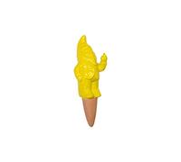 FISURA - Autorriego para macetas Original. Riego automático con Forma de gnomo. Riego para Plantas de Interior con Capacidad de 100 mililitros. Material: Terracota. (Amarillo)