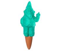 FISURA - Autorriego para macetas original. Riego automático verde menta con forma de gnomo. Riego para plantas de interior con capacidad de 100 mililitros. Material: terracota.