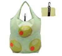 Fisura - Bolsa de compra plegable original. Bolsa de la compra reutilizable de tela con 12 litros de capacidad. Plegable y cierre con cinta elástica. Con mosquetón.