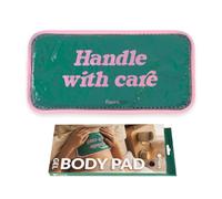 Fisura - Bolsa de gel caliente o frio “Handle with care”. Bolsa con perlas de gel caliente o frías. Almohadilla térmica menstrual. Contracturas y lesiones. Regalo para mujeres.