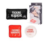 Fisura - Bolsa de gel para lesiones “F*cking” 3 unidades. Bolsa para frio o calor original. Compresa fría para terapia de frío y calor. Almohadillas de gel reutilizables para dolor.