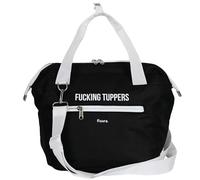 Fisura - Bolsa térmica porta alimentos original “F*cking tuppers”. Bolsa comida de 9 L con correa ajustable. Fiambrera almuerzo isotérmica. 26 x 20 x 25 cm.