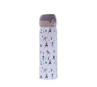 Fisura Botella Termo Agua, Adultos Unisex, Blanco, Yoga