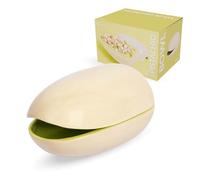 FISURA - Bowl pistacho. Cuenco aperitivo original. Plato para snacks con forma de pistacho. Cuenco para frutos secos. Bol para frutos secos original. 17,5x 10 centímetros.