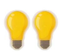 Fisura - Calentador de Manos Original “Bombilla”. Mini calienta Manos Gel Original. Calentador de Bolsillo Reutilizable. Actividades al Aire Libre. 2 Unidades.