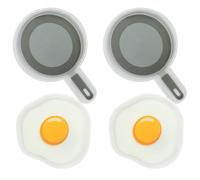 Fisura - Calentador de Manos Original “Huevo y sartén”. Mini calienta Manos Gel Original. Calentador de Bolsillo Reutilizable. Actividades al Aire Libre. 4 Unidades.