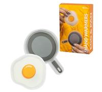 Fisura - Calentador de Manos Original “Huevo y sartén”. Mini calienta Manos Gel Original. Calentador de Bolsillo Reutilizable. Actividades al Aire Libre. 2 Unidades.