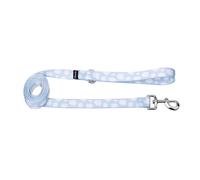 Fisura - Correa de Perro Original con Estampado de Nubes. Correa para Perros pequeños y medianos. Cuerda de Paseo de Nylon Resistente con mosquetón. Agarre Suave. 2,5 cm x 120 cm.