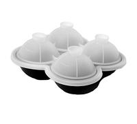 Fisura - Cubitera de silicona con forma original. Cubitera hielo grande original. Cubitera de silicona sin BPA. Fácil de desmontar. (Esfera)