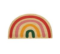 Fisura - Doormat House Entrance Rainbow Made Of Coconut With Pvc Anti-Slip Backing. Original Outdoor Doormat. Hand Painted. Measurements:70 cm X 40 cm, LJJY-KK, Rainbow, Multicolour, 1 * 70 cm (Se