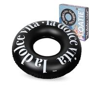 Fisura - Flotador Hinchable Original. Flotador 120 cm con válvula de Seguridad para inflado y desinflado rápido. Anillo de natación Piscina o Playa.
