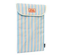 Fisura - Funda para portátil de hasta 15” Original con Mensaje “Office”. Funda Protectora Acolchada. Bolsa de Transporte para Ordenador con Cierre con Velcro y Bolsillos Interiores.