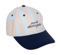Fisura - Gorra de béisbol Original Azul y Gris “Modo chiringuito”. Gorra de Hombre de Verano con Hebilla Ajustable y Texto Bordado. Cap de béisbol para Mujer. Talla única