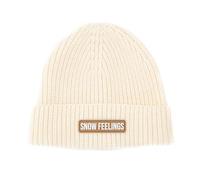 Fisura - Gorro Invierno Unisex “Snow Feelings”. Gorro de Invierno Mujer Punto de canalé. Gorro Invierno Blanco para Hombre. Gorro Original para Regalo. Gorro de Talla única