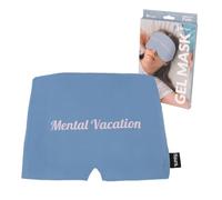 Fisura - Gorro migraña frío “Mental vacation”. Máscara migraña 360º. Gorro para aliviar migraña, dolor de cabeza, sinusitis y estrés. Antifaz 360º frío y caliente.