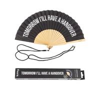 Fisura Hangover, Negro Abanico, 23 x 4 x 1,5 para Mujer