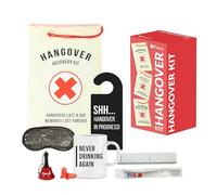 FISURA - Kit de Resaca. Kit de Regalo para Bodas, cumpleños y Fiestas.Kit de Supervivencia Unisex. Regalo Gracioso para Amigos.8 Productos (Inglés)