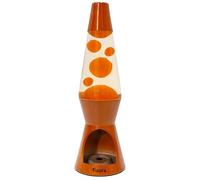 Fisura - Lámpara de lava con vela. Lámpara de lava sin electricidad. Lámpara de lava terracota. Lámpara eco-friendly. Regalo original. 29 cm x 8,5 cm (vela no incluida)