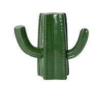 Fisura - Palillero Original Dispensador de Palillos Divertido Palillero de cerámica con Forma de Cactus. Soporte para Palillos de Dientes de 12 x 11 cm. (Verde, Cactus)
