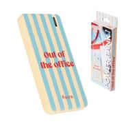 Fisura - Power Bank 10.000 mAh con diseño Original “out of The Office”. Batería Externa para iPhone, Android, Tablet, Airpods. Batería portátil Ideal para Viajes y Uso Diario.
