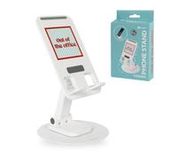 Fisura - Soporte móvil Mesa Plegable Original “out of The Office”. Soporte teléfono de Mesa Plegable. con Base Antideslizante. Compatibilidad Universal con iPhone,Samsung, Huawei, Xiaomi Redmi.
