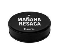 Fisura - Tapa vasos antidroga “Mañana resaca". Protector de bebida original azul. Cubierta para bebidas reutilizable. Protección de vaso antiderrame Hecho de silicona.
