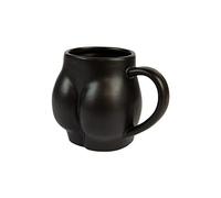 Fisura - Taza graciosa con forma de culo. Taza orgininal. Capacidad: 320 mililitros. 14 x 10,5 x 8 centímetros. Material : Porcelana (Negro)