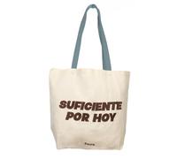 Fisura - Tote bag orginal “hoy". Bolsa de algodón 100% con bolsillo.