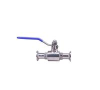 Fit 12.7mm-102mm Pipe OD x Tri Clamp Sanitary Ball Valve Shut Off Valve SUS 304/316L Stainless Steel Beer Brewing Home Factory(304 Better,25mm OD K50.5mm)