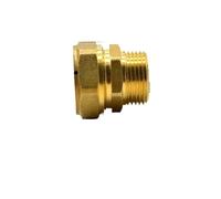 Fit 26/32mm ID/OD PEX-AL-PEX Tube x 1" BSPP Male Brass Pipe Fitting Coupling Connector