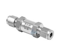 Fit 3/6/8/10/12-20mm 1/8" 1/4" 3/8" 1/2" OD Tube Compression Check Valve One Way Non-return Inline 304 316 Stainless Steel(14mm)