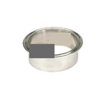 Fit 89mm Tube O/D x 3.5" Tri Clamp 106mm Ferrule O/D x 40mm Height 304 Stainless Steel Weld Pipe Fitting HTEJFUXQE