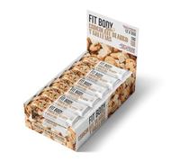 Fit Body Bars RcOcio - Barritas Proteicas Saciantes 55 g | 16 g Proteína | Sin Azúcares Añadidos | Snack Fit para Dieta y Deporte | Sabores Gourmet | Caja 12 Unidades Padre (Chocolate Blanco)