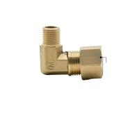 Fit Copper Tube OD 12mm x 1/4" BSPP Male Brass Compression Union Elbow 90 Degree Fitting Connector YZWRWRMKTB