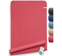Fit-Flip Toalla Antideslizante Yoga con Tacos de Silicona - Cubierta higiénica para esterillas - Toalla de Yoga de Microfibra para Deporte y Fitness - Toallas de Pilates - Raspberry 185 x 63