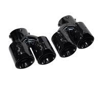 Fit For 2020-2024 M240i G42 M340i G20 G21 M440i G23 Tail Throat Black Blue Plating 4 Outlet Carbon Fiber Exhaust Head Silencer(Style 14)
