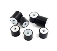 Fit For Anti Vibration Rubber Isolator Mount M6 M8 DD Female Thread Bobbin Damper Mounting Feet(M8 25x25mm)