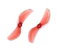 Fit For FPV Freestyle Drones DIY Parts, Fit For 12Pairs 45mm 2Blade / 3Blade PC Propeller 1mm 1.5mm(12Pairs 1mm Red)