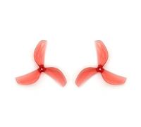 Fit For FPV Freestyle Drones DIY Parts, Fit For 12Pairs 45mm 2Blade / 3Blade PC Propeller 1mm 1.5mm(12Pair 1mm Red)